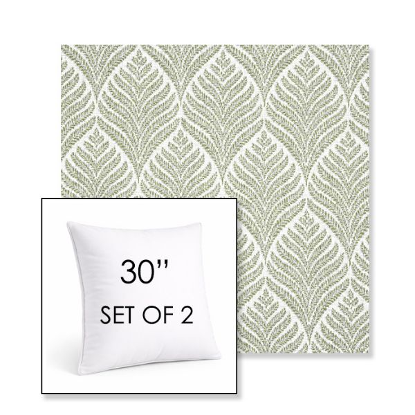 Picture of Linnaeus Spring | Set of 2 | Sunbrella 30" Square Outdoor Throw Pillows with Premium Inserts