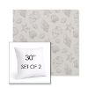 Picture of Nantucket Fossil | Set of 2 | Sunbrella 30" Square Outdoor Throw Pillows with Premium Inserts