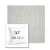 Picture of Pique Cloud | Set of 2 | Sunbrella 30" Square Outdoor Throw Pillows with Premium Inserts