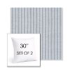 Picture of Tap Chambray | Set of 2 | Sunbrella 30" Square Outdoor Throw Pillows with Premium Inserts