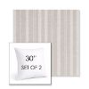 Picture of Tranquil Linen | Set of 2 | Sunbrella 30" Square Outdoor Throw Pillows with Premium Inserts