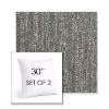 Picture of Vista Slate | Set of 2 | Sunbrella 30" Square Outdoor Throw Pillows with Premium Inserts