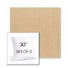 Picture of Willa Toast | Set of 2 | Sunbrella 30" Square Outdoor Throw Pillows with Premium Inserts