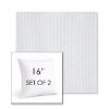 Picture of Replay Sky | Set of 2 | Sunbrella 16" Square Outdoor Throw Pillows with Premium Inserts