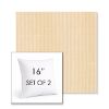 Picture of Replay Straw | Set of 2 | Sunbrella 16" Square Outdoor Throw Pillows with Premium Inserts
