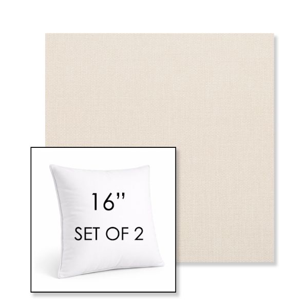 Picture of Ritsy Pearl | Set of 2 | Sunbrella 16" Square Outdoor Throw Pillows with Premium Inserts