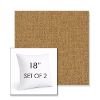 Picture of Abstraction Honey | Set of 2 | Sunbrella 18" Square Outdoor Throw Pillows with Premium Inserts