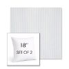 Picture of Replay Sky | Set of 2 | Sunbrella 18" Square Outdoor Throw Pillows with Premium Inserts