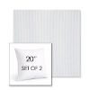 Picture of Replay Sky | Set of 2 | Sunbrella 20" Square Outdoor Throw Pillows with Premium Inserts