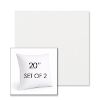 Picture of Ritsy Salt | Set of 2 | Sunbrella 20" Square Outdoor Throw Pillows with Premium Inserts