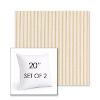 Picture of William Dijon | Set of 2 | Sunbrella 20" Square Outdoor Throw Pillows with Premium Inserts
