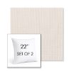 Picture of Replay Caramel | Set of 2 | Sunbrella 22" Square Outdoor Throw Pillows with Premium Inserts
