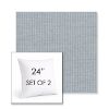 Picture of Replay Mist | Set of 2 | Sunbrella 24" Square Outdoor Throw Pillows with Premium Inserts