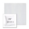 Picture of Replay Sky | Set of 2 | Sunbrella 24" Square Outdoor Throw Pillows with Premium Inserts
