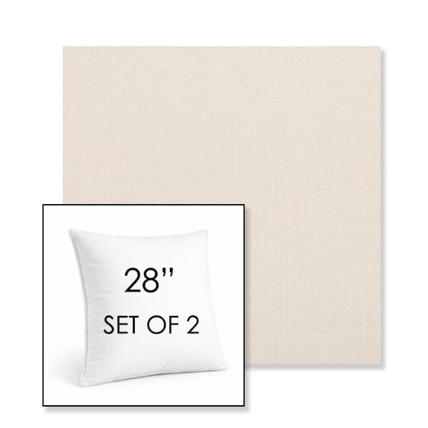 Picture of Ritsy Pearl | Set of 2 | Sunbrella 28" Square Outdoor Throw Pillows with Premium Inserts