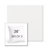 Picture of Ritsy Salt | Set of 2 | Sunbrella 28" Square Outdoor Throw Pillows with Premium Inserts