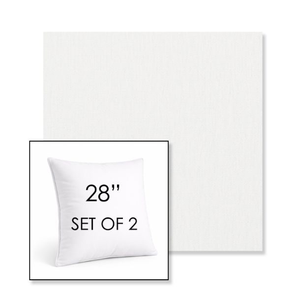 Picture of Ritsy Salt | Set of 2 | Sunbrella 28" Square Outdoor Throw Pillows with Premium Inserts