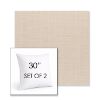 Picture of Willa Linen | Set of 2 | Sunbrella 30" Square Outdoor Throw Pillows with Premium Inserts