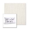 Picture of Adena Canvas | Set of 2 | 10" X 24" Sunbrella Outdoor Throw Pillows with Premium Inserts