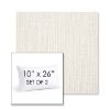 Picture of Adena Canvas | Set of 2 | 10" X 26" Sunbrella Outdoor Throw Pillows with Premium Inserts