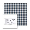 Picture of Above Denim | Set of 2 | 10" X 26" Sunbrella Outdoor Throw Pillows with Premium Inserts