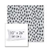 Picture of Agra Indigo | Set of 2 | 10" X 26" Sunbrella Outdoor Throw Pillows with Premium Inserts