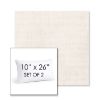 Picture of Ambrose Linen | Set of 2 | 10" X 26" Sunbrella Outdoor Throw Pillows with Premium Inserts