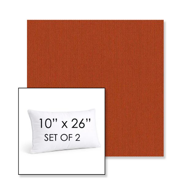 Picture of Canvas Antelope | Set of 2 | 10" X 26" Sunbrella Outdoor Throw Pillows with Premium Inserts
