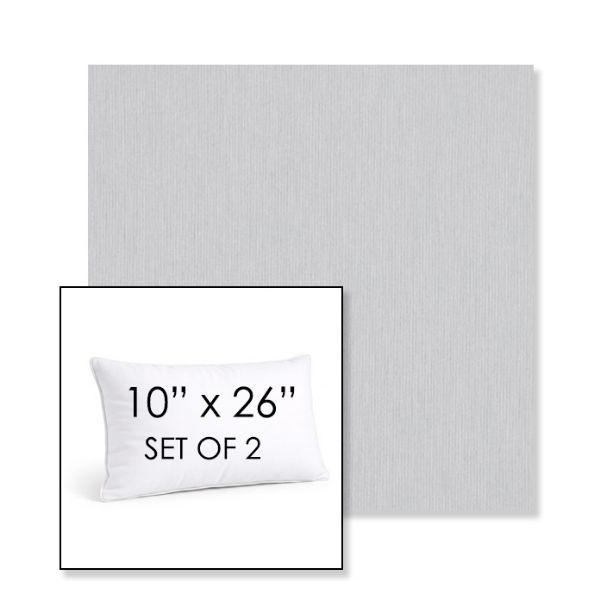 Picture of Canvas Marble | Set of 2 | 10" X 26" Sunbrella Outdoor Throw Pillows with Premium Inserts