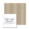 Picture of Caper Camel | Set of 2 | 10" X 26" Sunbrella Outdoor Throw Pillows with Premium Inserts