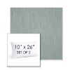 Picture of Cast Mist | Set of 2 | 10" X 26" Sunbrella Outdoor Throw Pillows with Premium Inserts