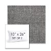 Picture of Chartres Granite | Set of 2 | 10" X 26" Sunbrella Outdoor Throw Pillows with Premium Inserts