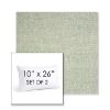 Picture of Chartres Mist | Set of 2 | 10" X 26" Sunbrella Outdoor Throw Pillows with Premium Inserts