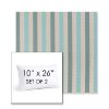 Picture of Costa Clearwater | Set of 2 | 10" X 26" Sunbrella Outdoor Throw Pillows with Premium Inserts