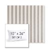 Picture of Costa Nickel | Set of 2 | 10" X 26" Sunbrella Outdoor Throw Pillows with Premium Inserts