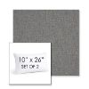 Picture of Heritage Slate | Set of 2 | 10" X 26" Sunbrella Outdoor Throw Pillows with Premium Inserts