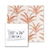 Picture of Martinique Mango | Set of 2 | 10" X 26" Sunbrella Outdoor Throw Pillows with Premium Inserts