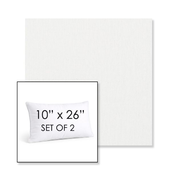 Picture of Ritsy Salt | Set of 2 | 10" X 26" Sunbrella Outdoor Throw Pillows with Premium Inserts