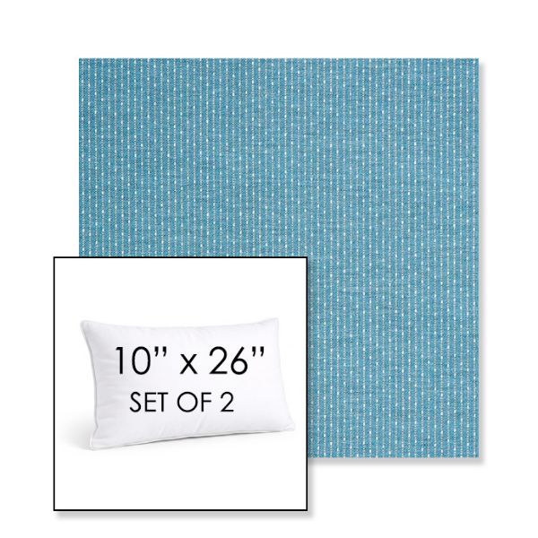 Picture of Solo Sky | Set of 2 | 10" X 26" Sunbrella Outdoor Throw Pillows with Premium Inserts