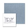 Picture of Willa Chambray | Set of 2 | 10" X 26" Sunbrella Outdoor Throw Pillows with Premium Inserts