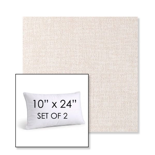 Picture of Abstraction Parchment | Set of 2 | 10" X 24" Sunbrella Outdoor Throw Pillows with Premium Inserts