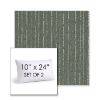 Picture of Abundant Seaglass | Set of 2 | 10" X 24" Sunbrella Outdoor Throw Pillows with Premium Inserts