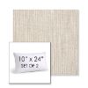 Picture of Adena Sand | Set of 2 | 10" X 24" Sunbrella Outdoor Throw Pillows with Premium Inserts