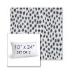 Picture of Agra Indigo | Set of 2 | 10" X 24" Sunbrella Outdoor Throw Pillows with Premium Inserts