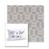 Picture of Bar Harbor Pebble | Set of 2 | 10" X 24" Sunbrella Outdoor Throw Pillows with Premium Inserts
