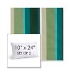 Picture of Beaming Lagoon | Set of 2 | 10" X 24" Sunbrella Outdoor Throw Pillows with Premium Inserts
