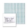 Picture of Benson Lagoon | Set of 2 | 10" X 24" Sunbrella Outdoor Throw Pillows with Premium Inserts