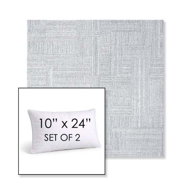 Picture of Boro Elegance | Set of 2 | 10" X 24" Sunbrella Outdoor Throw Pillows with Premium Inserts