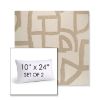 Picture of Brushstroke Stucco | Set of 2 | 10" X 24" Sunbrella Outdoor Throw Pillows with Premium Inserts