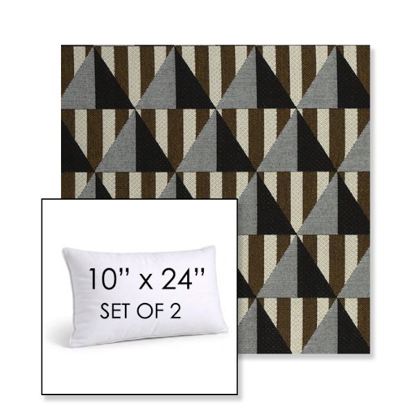 Picture of Buoy Pebble Beach | Set of 2 | 10" X 24" Sunbrella Outdoor Throw Pillows with Premium Inserts